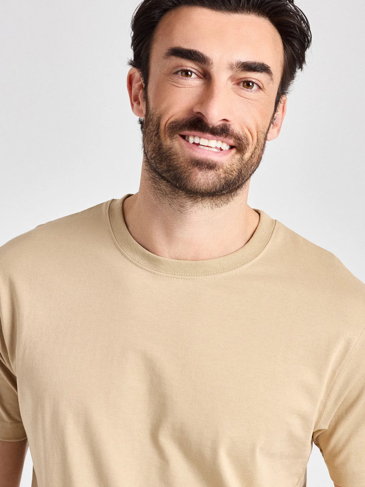 T-Shirt Taranto Man mit Rundhalsausschnitt – natur – Farbcode 3009 – Bild 2
