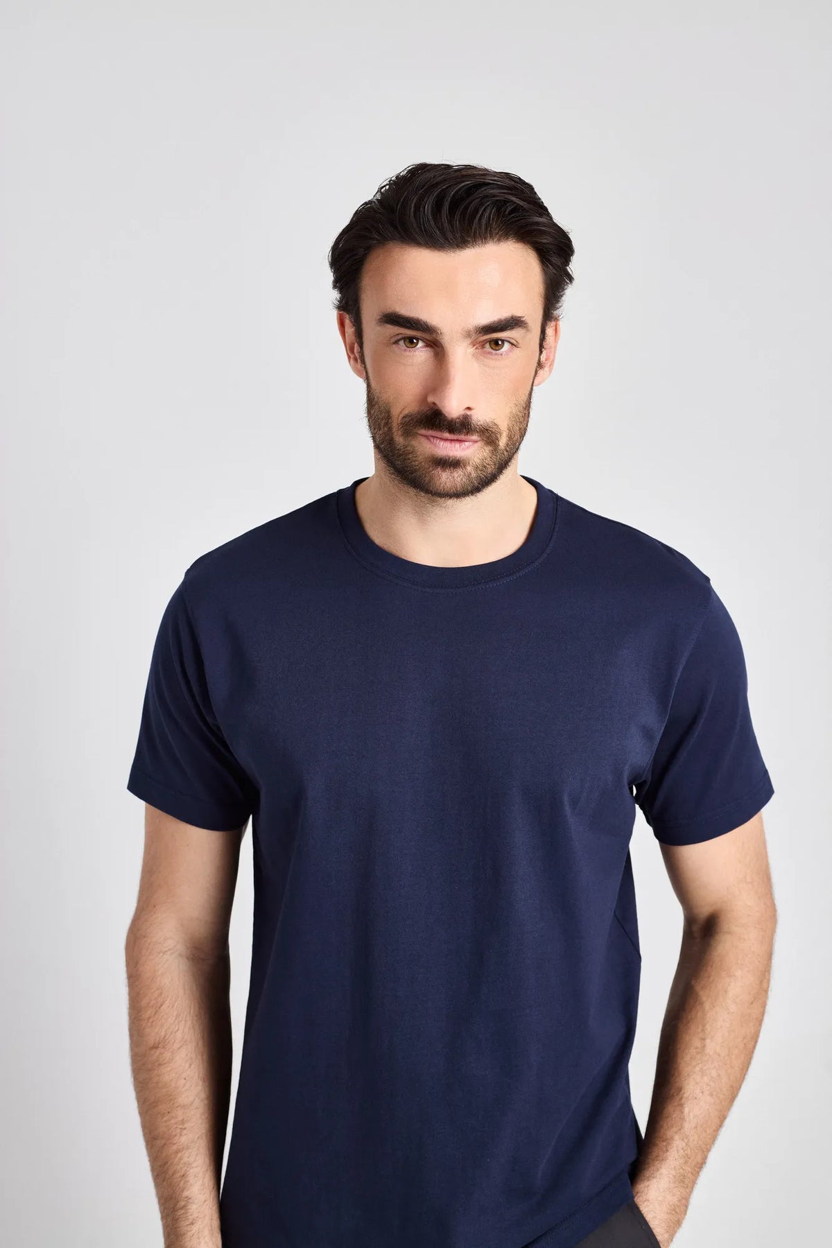 T-Shirt Taranto Man mit Rundhalsausschnitt – marine – Farbcode 5011 – Bild 2