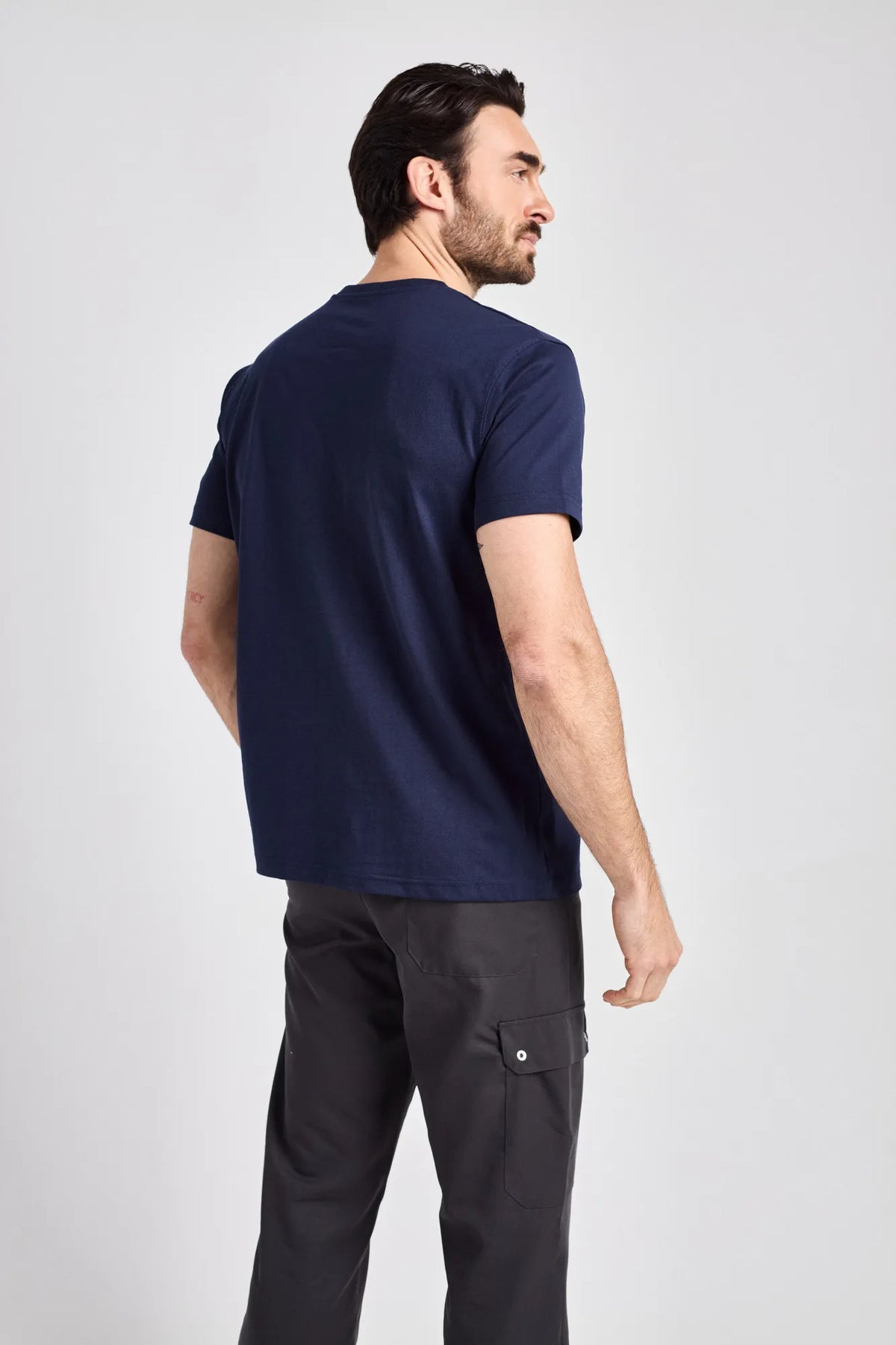 T-Shirt Taranto Man mit Rundhalsausschnitt – marine – Farbcode 5011 – Bild 4