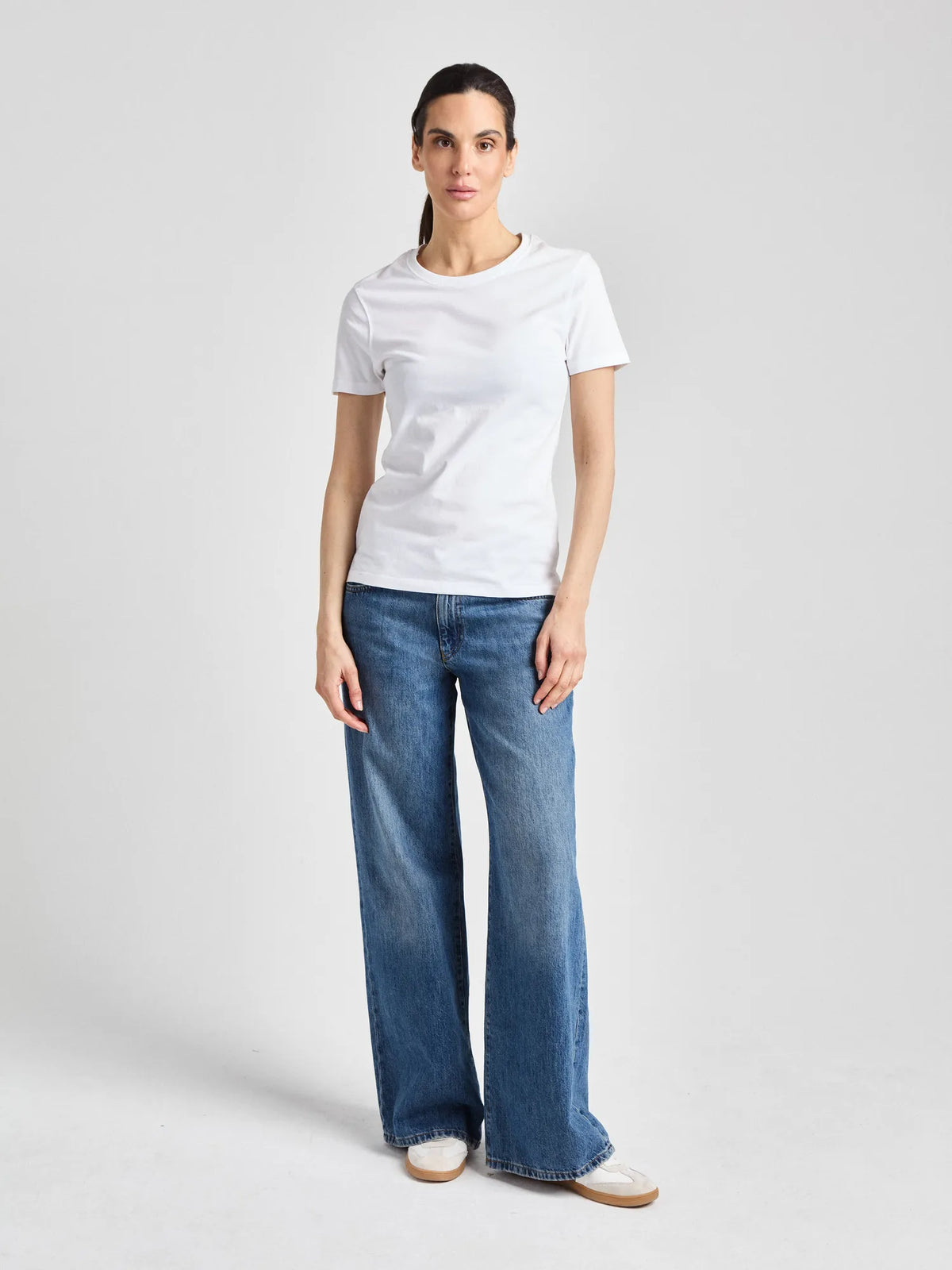 T-Shirt Ragusa Lady mit Rundhalsausschnitt – weiß – Farbcode 2000 – Bild 3
