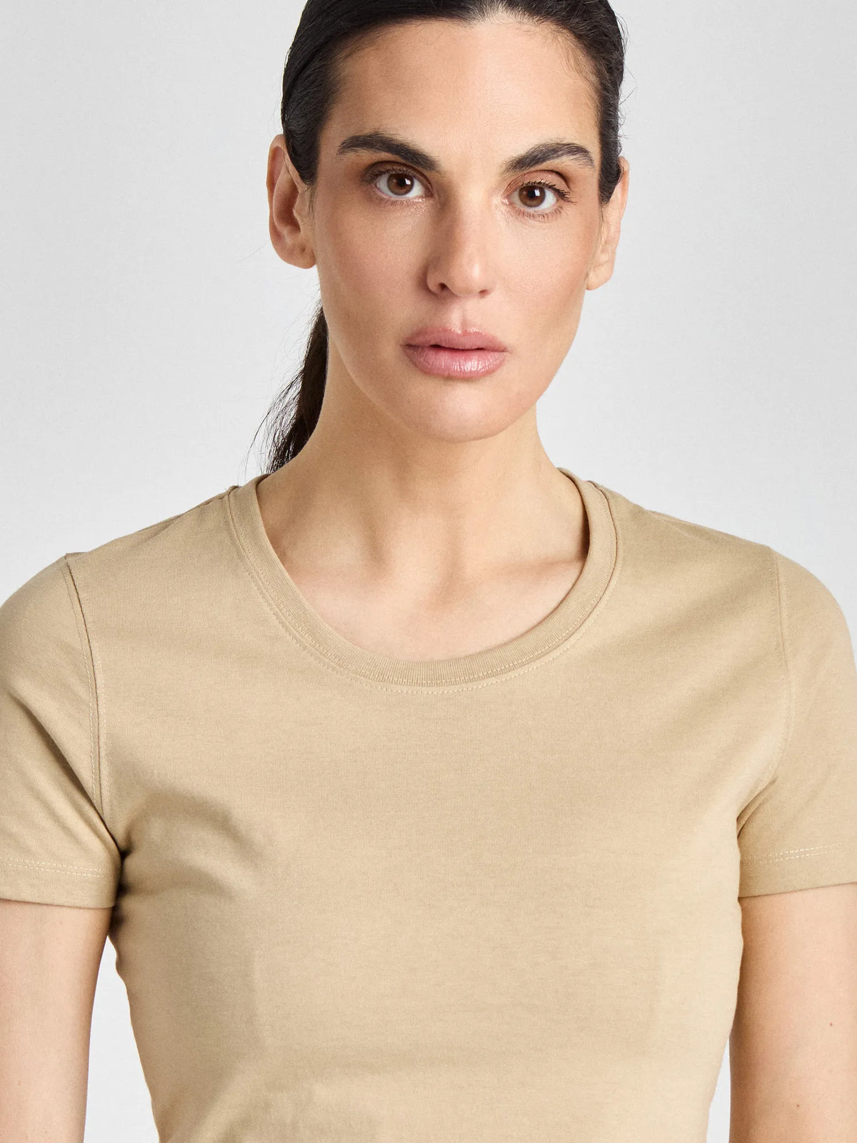 T-Shirt Ragusa Lady mit Rundhalsausschnitt – natur – Farbcode 3009 – Bild 2