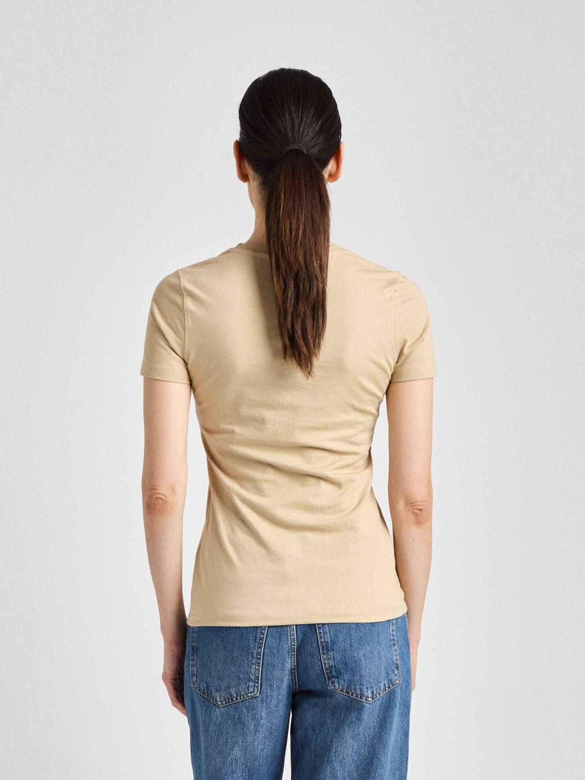 T-Shirt Ragusa Lady mit Rundhalsausschnitt – natur – Farbcode 3009 – Bild 4