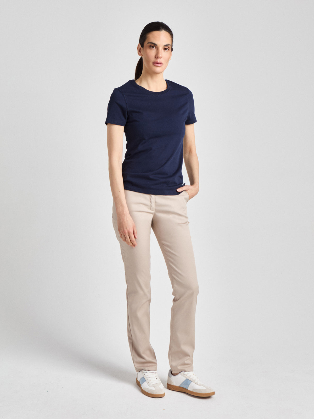 T-Shirt Ragusa Lady mit Rundhalsausschnitt – marine – Farbcode 5011 – Bild 3