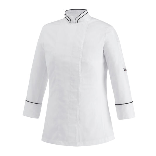 Damen-Kochjacke Kate – Weiß – Bild 1