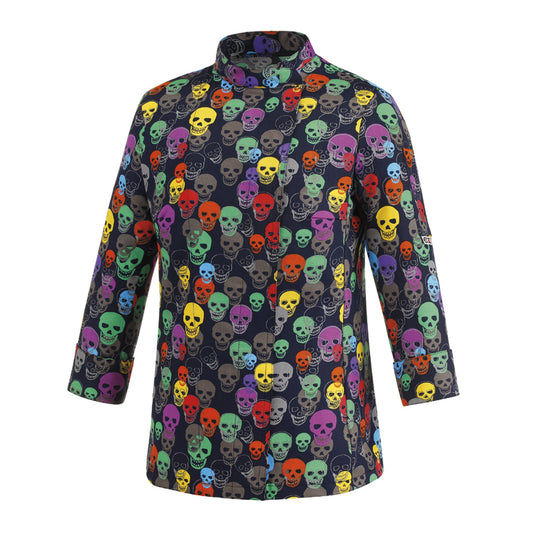 Damen-Kochjacke Woman – Color skulls – Bild 1