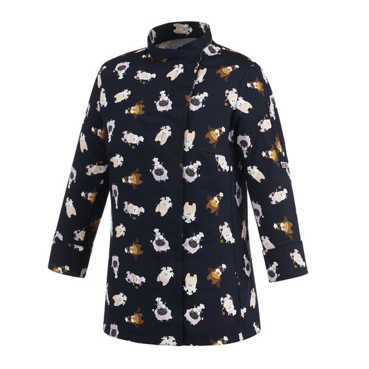 Damen-Kochjacke Woman – Puppies – Bild 1