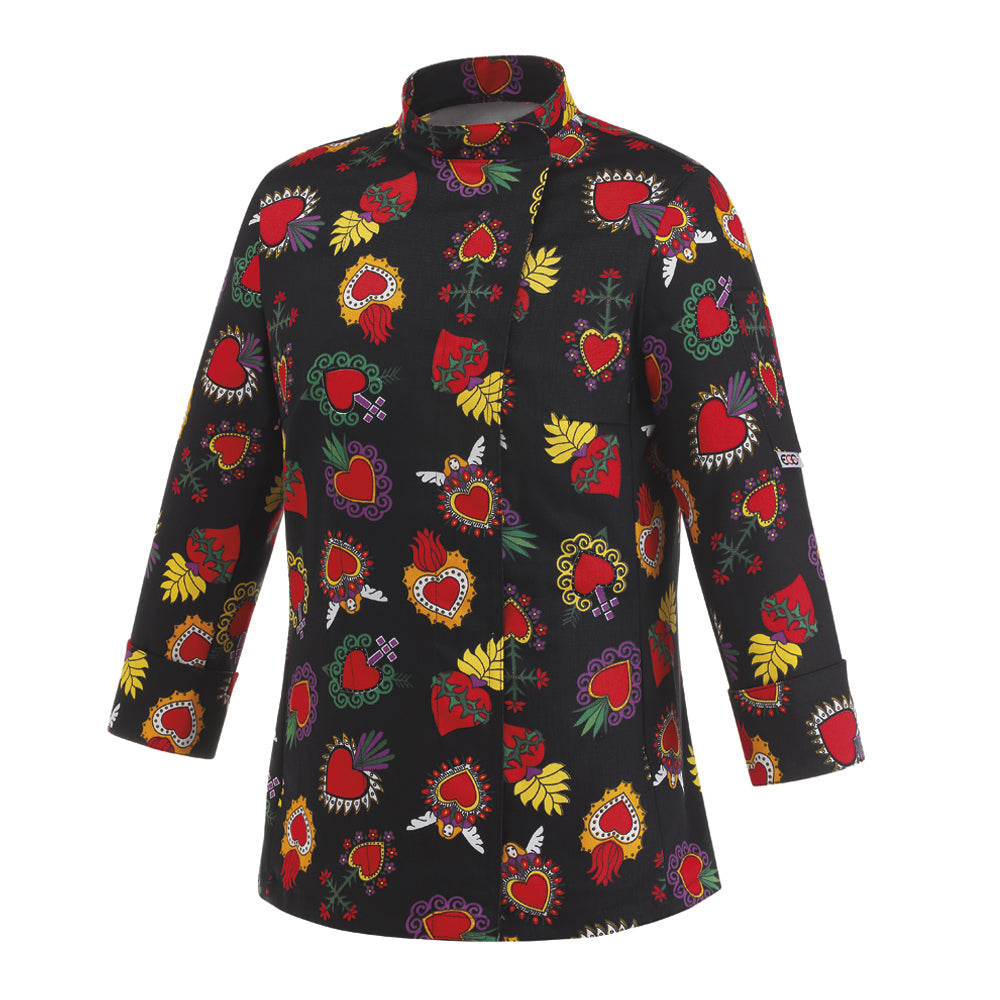 Damen-Kochjacke Woman – Hearts – Bild 1