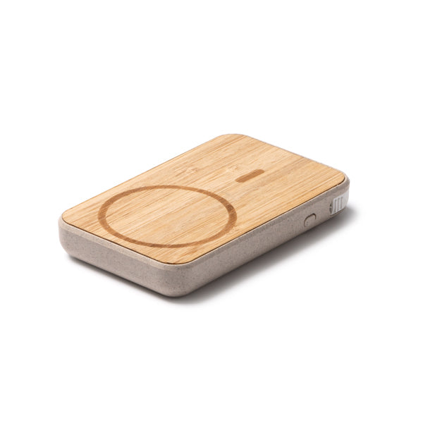 POWER BANKS BRENER – aus Bambus mit Magnet – Bild 2