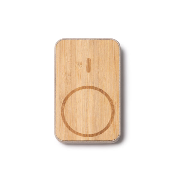 POWER BANKS BRENER – aus Bambus mit Magnet – Bild 1