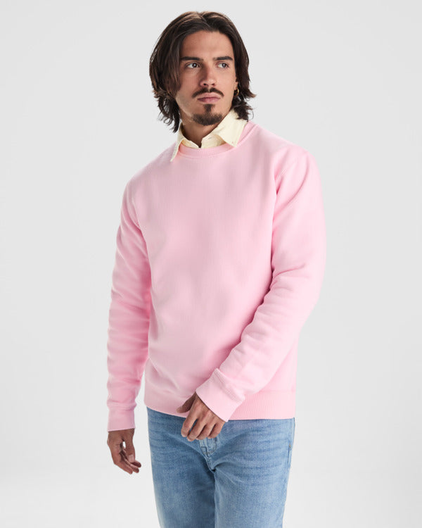 SWEATSHIRTS BATIAN – aus 65% gekämmte Baumwolle (57% Bio-Baumwolle) / 35% Polyester (21% recycelt), 300 g/m².Farbe Melange-Grau 58: 60% Baumwolle (48% Bio-Baumwolle) / 31% Polyester (21% recycelt) / 9% Viskose. – Bild 2