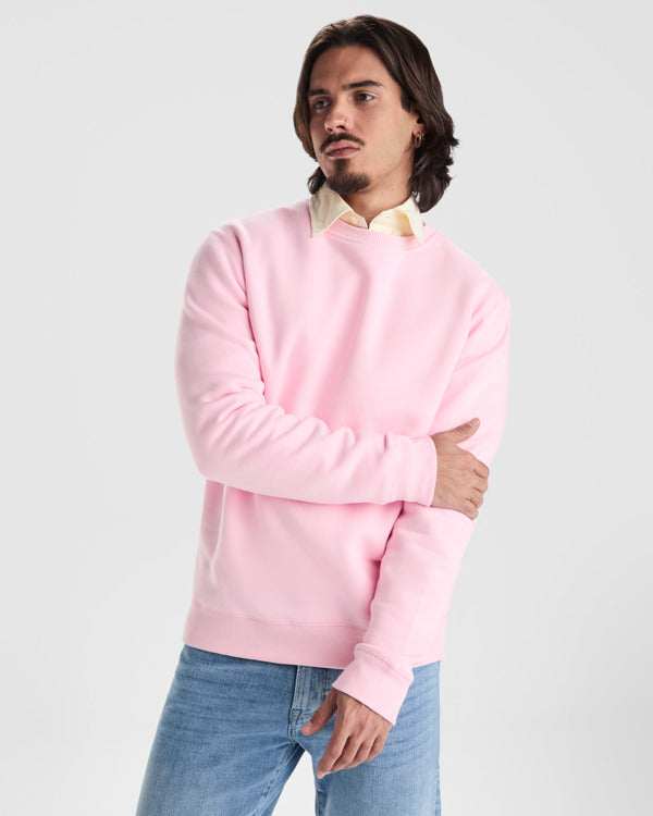 SWEATSHIRTS BATIAN – aus 65% gekämmte Baumwolle (57% Bio-Baumwolle) / 35% Polyester (21% recycelt), 300 g/m².Farbe Melange-Grau 58: 60% Baumwolle (48% Bio-Baumwolle) / 31% Polyester (21% recycelt) / 9% Viskose. – Bild 3