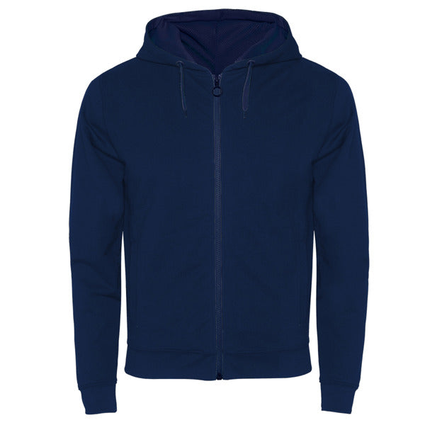 SWEATSHIRTS FUJI – aus Hauptmaterial: 60% Baumwolle / 40% Polyester, 280 g/m².Kapuz Innenfutter: 100% mikroperforiertes Polyester.Farbe Melange-Grau 58: 85% Baumwolle / 15% Viskose. – Bild 24