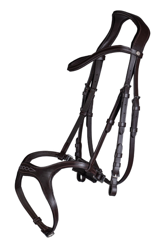 Trense Anatomic Sports – vermeidet den Druck auf sensible Stellen des Pferdekopfes – Bild 1