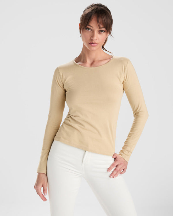 T-SHIRTS EXTREME WOMAN – aus 100% Baumwolle, Single Jersey, 160 g/m². Heather Grey 58: 85% Baumwolle / 15% Viskose. – Bild 2