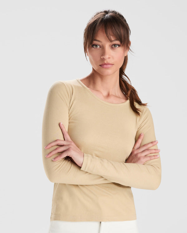 T-SHIRTS EXTREME WOMAN – aus 100% Baumwolle, Single Jersey, 160 g/m². Heather Grey 58: 85% Baumwolle / 15% Viskose. – Bild 3