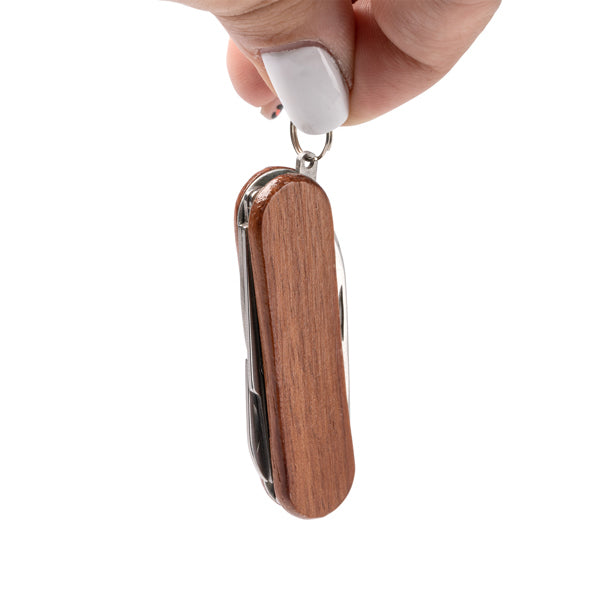 TASCHENMESSER WESTON – aus Rostfreier Stahl und Holz. – Bild 4