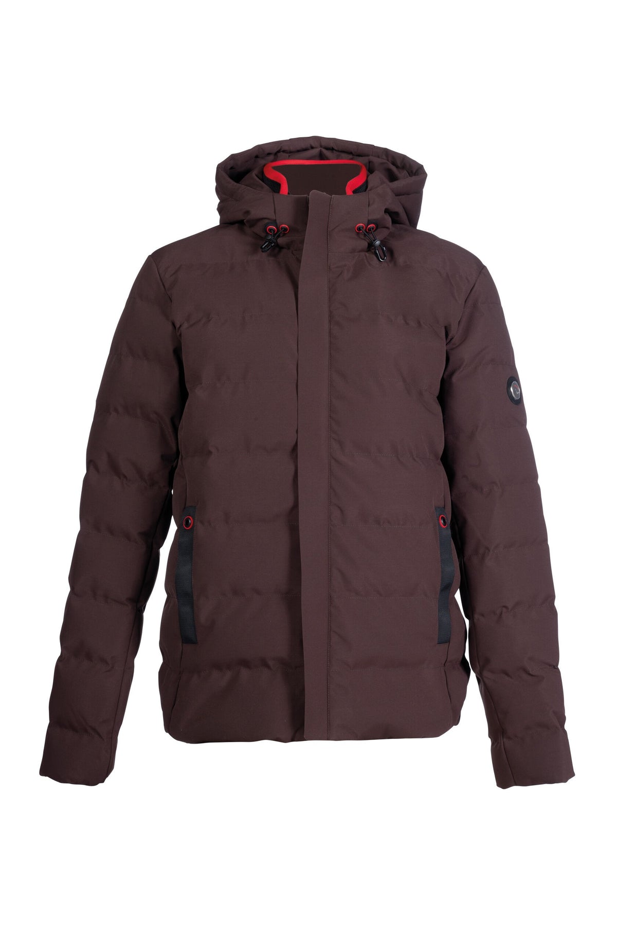 Herren-Steppjacke Hamburg – seitliche Druckknopftaschen – Bild 3