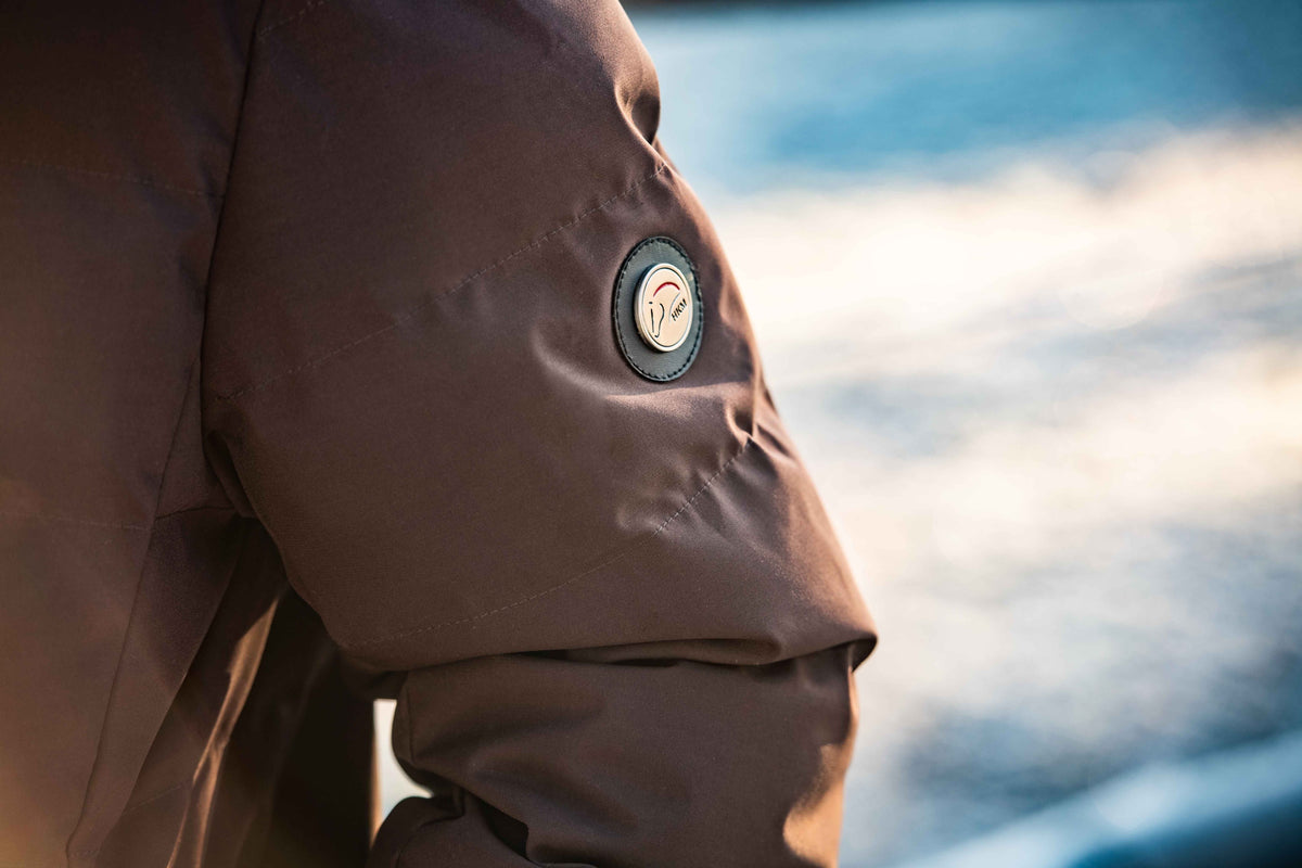 Herren-Steppjacke Hamburg – seitliche Druckknopftaschen – Bild 11
