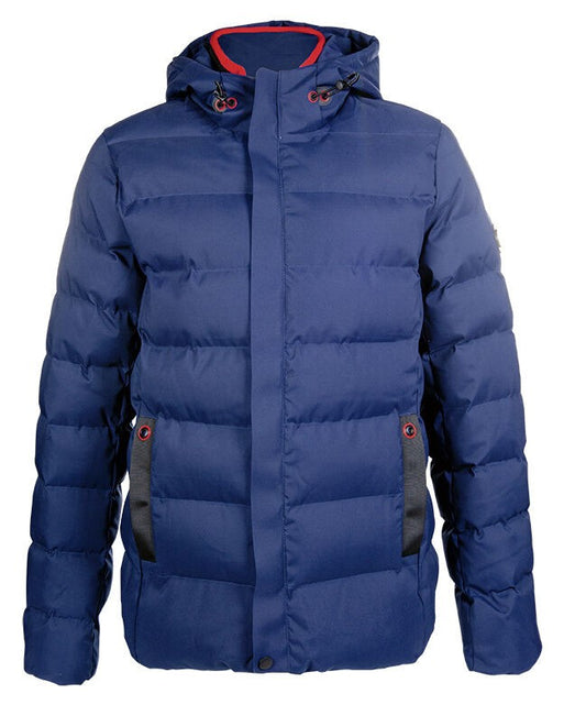Herren-Steppjacke Hamburg – seitliche Druckknopftaschen – Bild 1