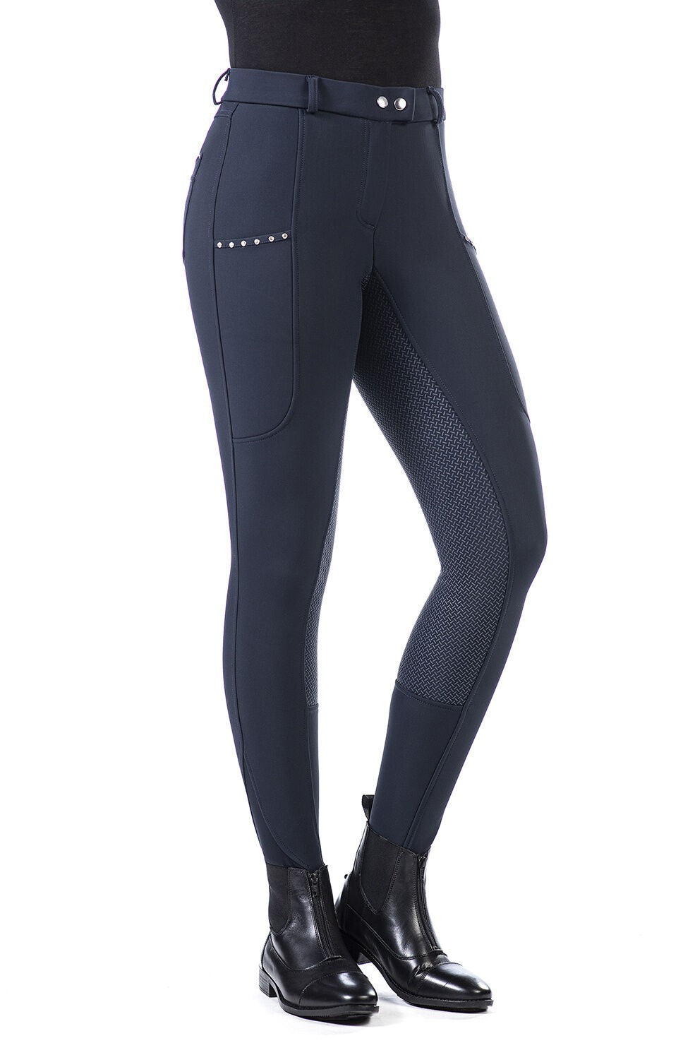 Winter Reithose Monaco – Silikon-Vollbesatz – Bild 3