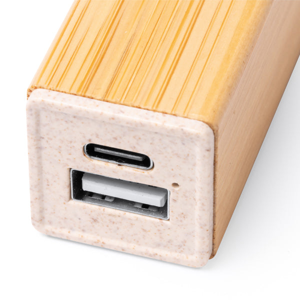 POWER BANKS MUNTER – aus Bambus- und Weizenfaser. – Bild 3
