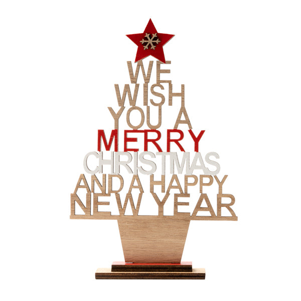 WEIHNACHTEN TINSEL – aus Holz – Bild 1