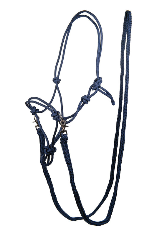 Knotenhalfter mit Zügel 13067 – Zügel mit Snap-Karabiner – Bild 1