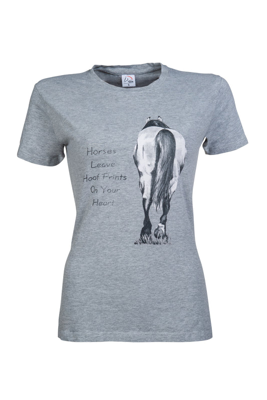 T-Shirt Horses leave Hoofprints – 100% Baumwolle – Bild 1