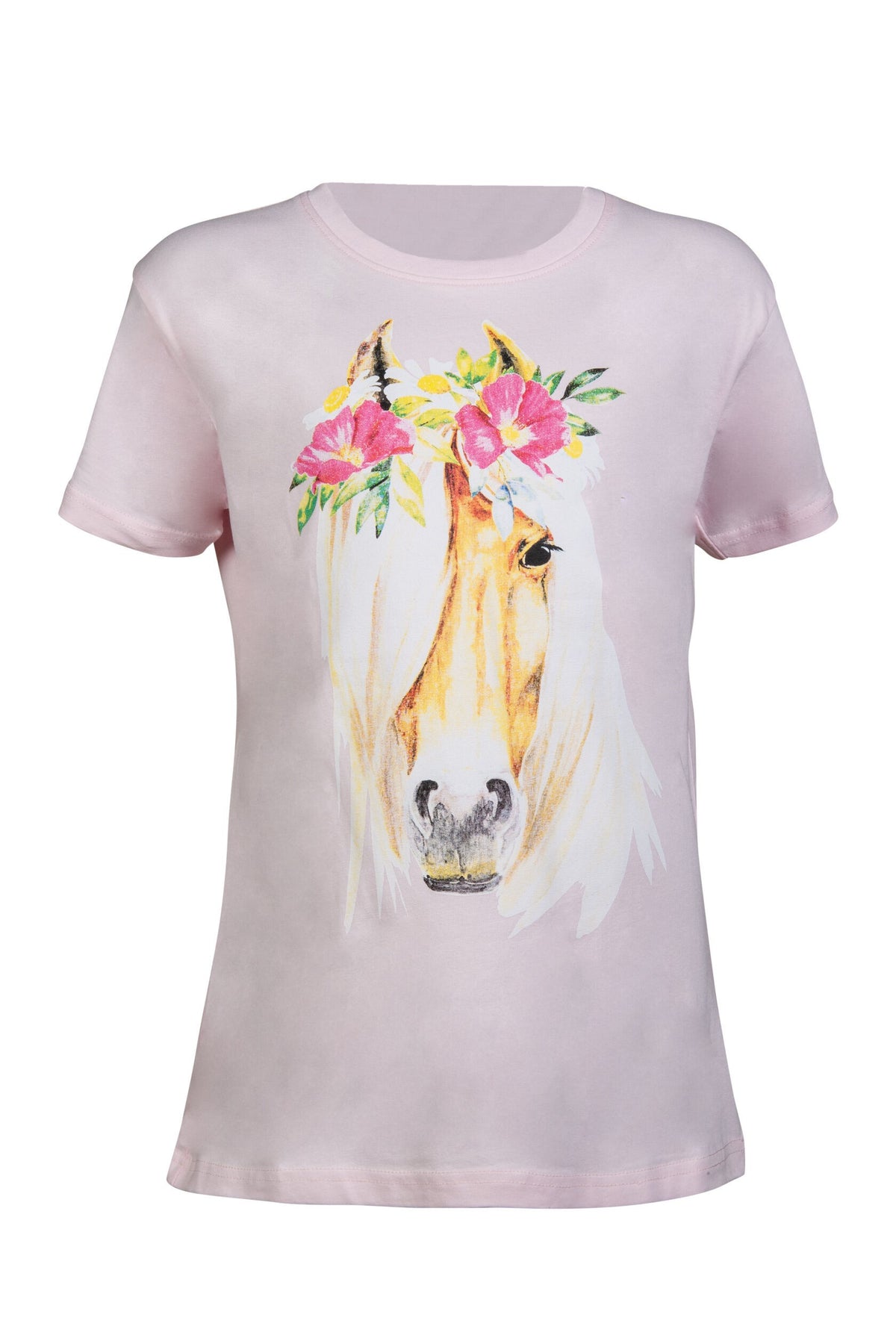 Kinder-T-Shirt Flower Horse – 100% Baumwolle – Bild 2