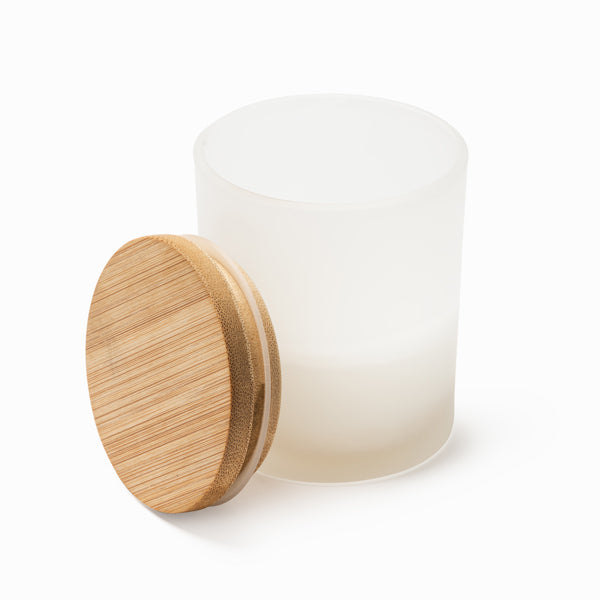 KERZEN VANILA – aus Glas und Bambus – Bild 3