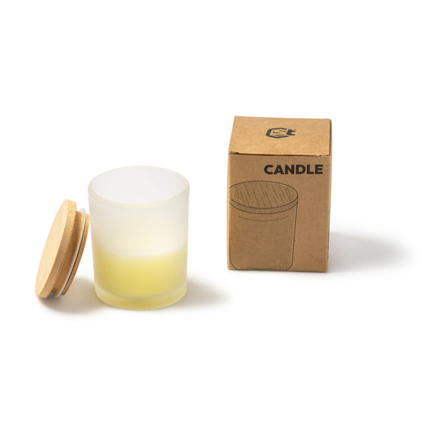 KERZEN VANILA – aus Glas und Bambus – Bild 5
