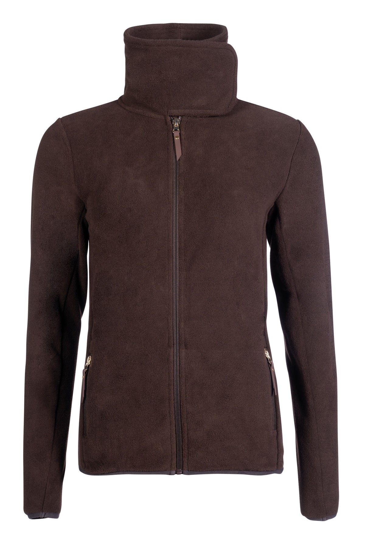 Fleecejacke Basil – großer Stehkragen mit Klettverschluss – Bild 2