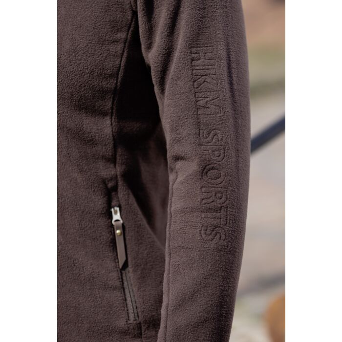 Fleecejacke Basil – großer Stehkragen mit Klettverschluss – Bild 11