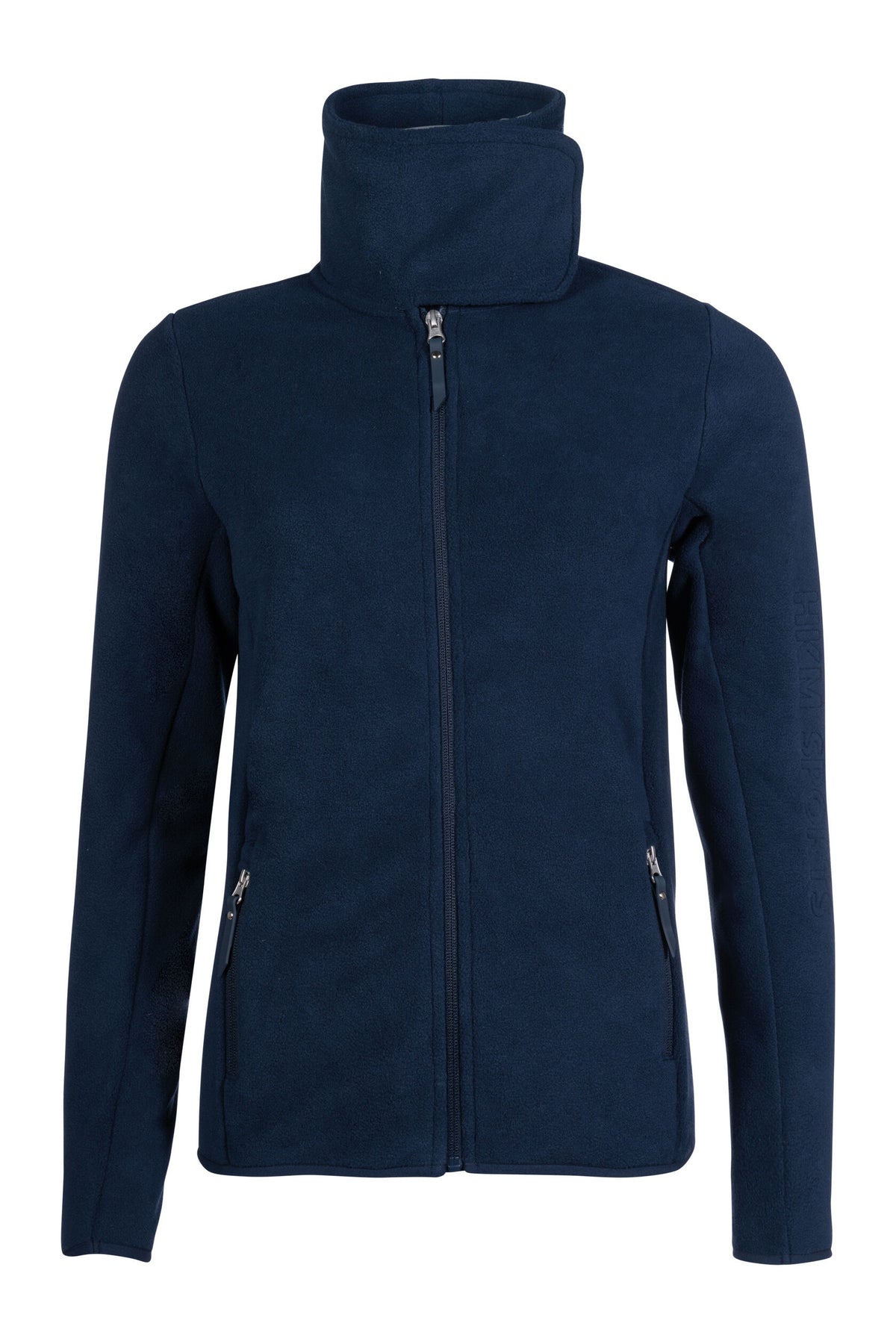 Fleecejacke Basil – großer Stehkragen mit Klettverschluss – Bild 1