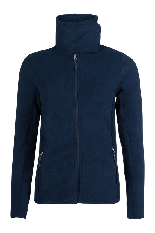 Fleecejacke Basil – großer Stehkragen mit Klettverschluss – Bild 1