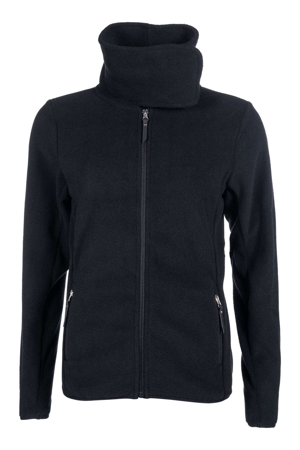 Fleecejacke Basil – großer Stehkragen mit Klettverschluss – Bild 3