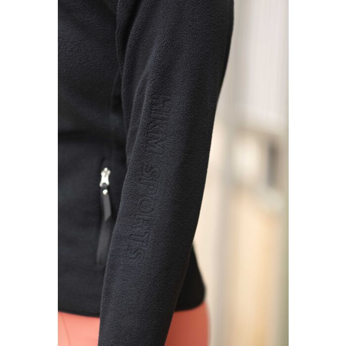 Fleecejacke Basil – großer Stehkragen mit Klettverschluss – Bild 12