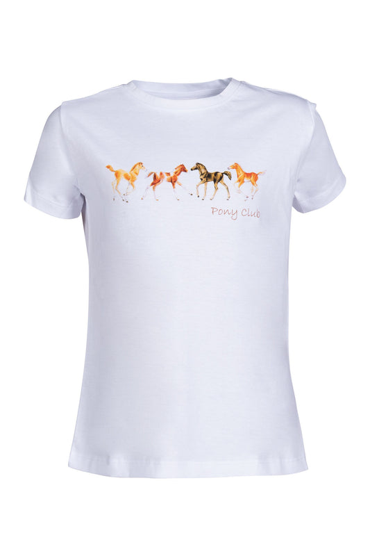 Kinder-T-Shirt Pony Club – Pferdemotivdruck – Bild 2