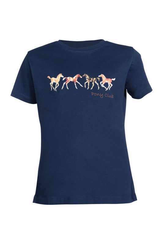 Kinder-T-Shirt Pony Club – Pferdemotivdruck – Bild 1