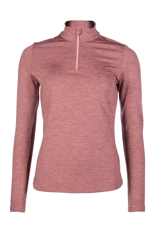 Funktionsshirt Rosewood Melange – elastisch – Bild 2