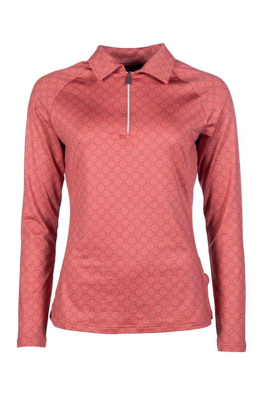 Funktionsshirt Rosewood Allover Print – taillierter Schnitt – Bild 1