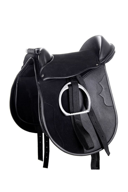 Shettysattel Funny Horses New – inklusive Steigbügelriemen und Steigbügel – Bild 1
