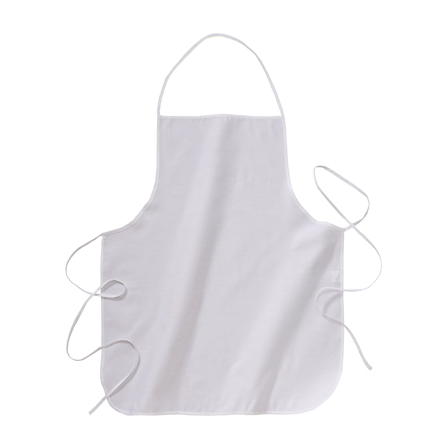 Lange Schürze aus Baumwolle + Polyester, 68 × 72 cm - 160 g/m2