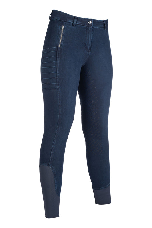 Reithose Aruba Denim – Silikon-Vollbesatz – Bild 1