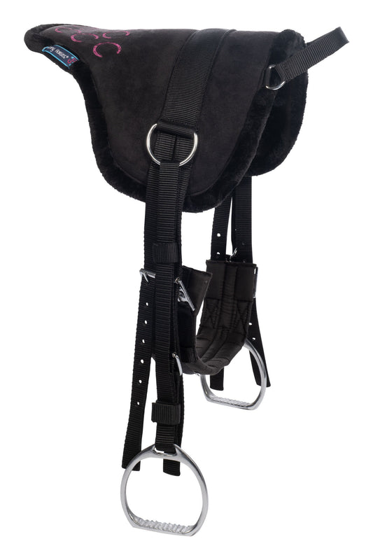 Reitpad Funny Horses – inklusive Steigbügelriemen und Steigbügel – Bild 1