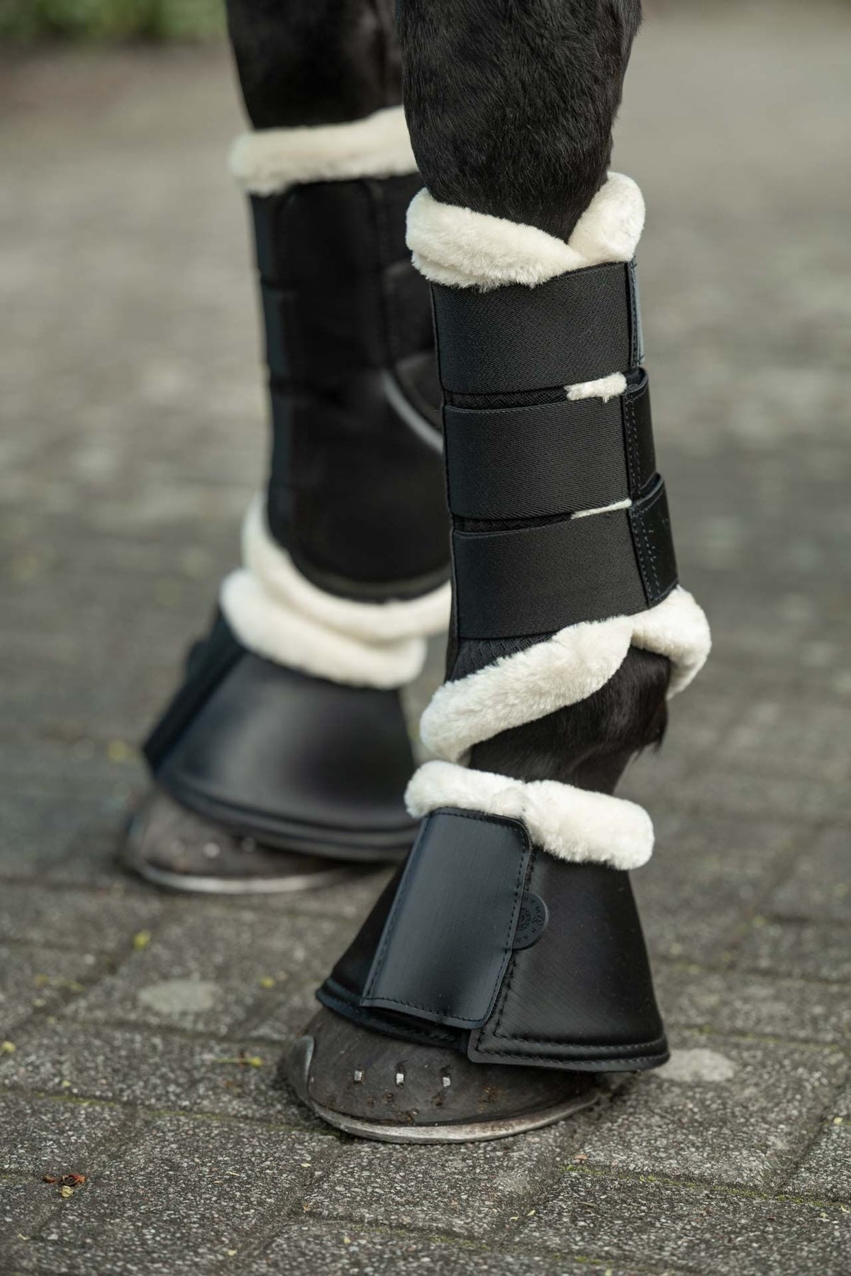 Hufglocken Shiny Fur – mit synthetischem Lammfellrand – Bild 9