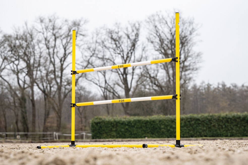 Sprung-Set Hobby Horsing – Sprungstangen können auf beide Seiten fallen – Bild 17