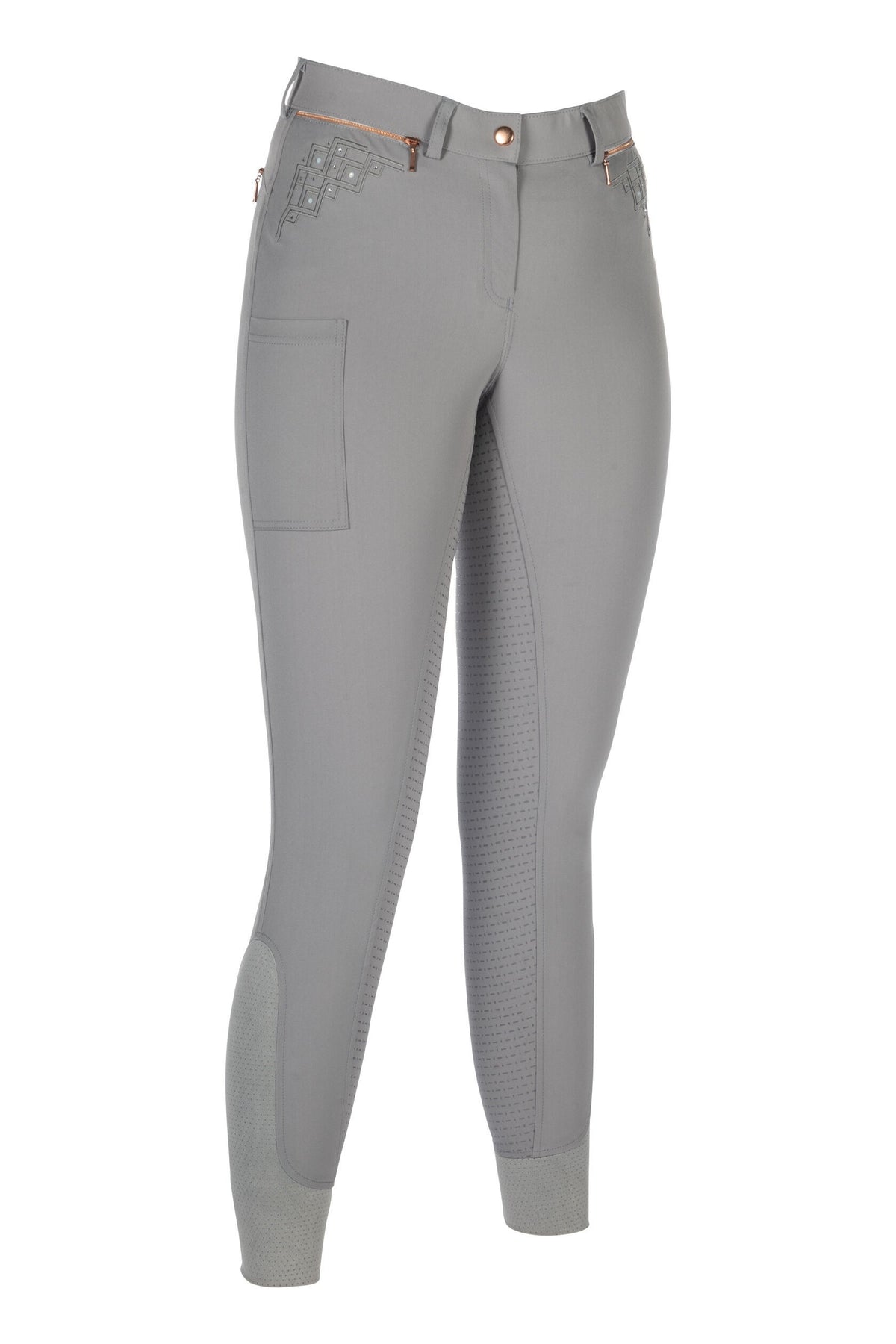 Reithose Rosegold Sparkle – Style Sil.-Vollbesatz – Bild 2