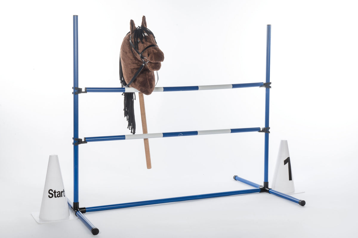 Bahnpylonen Springen Hobby Horsing – zum realistischen Spielen mit dem Spielzeugpferd – Bild 15