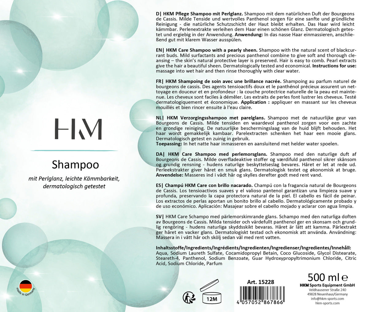 Shampoo 500 ml 15228 – erleichtert die Kämmbarkeit – Bild 2